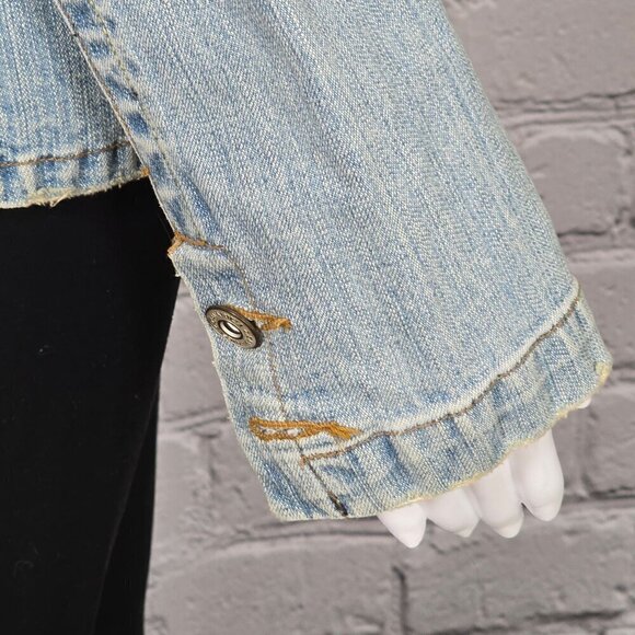 Z.Cavaricci Beaded and Sequin Jean Blazer, Women's Medium - Picture 7 of 14